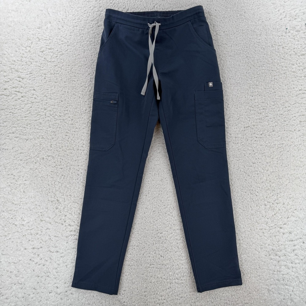 FIGS Technical Collection Pants Womens XXS Petite Blue Cargo Scrub TW2000P